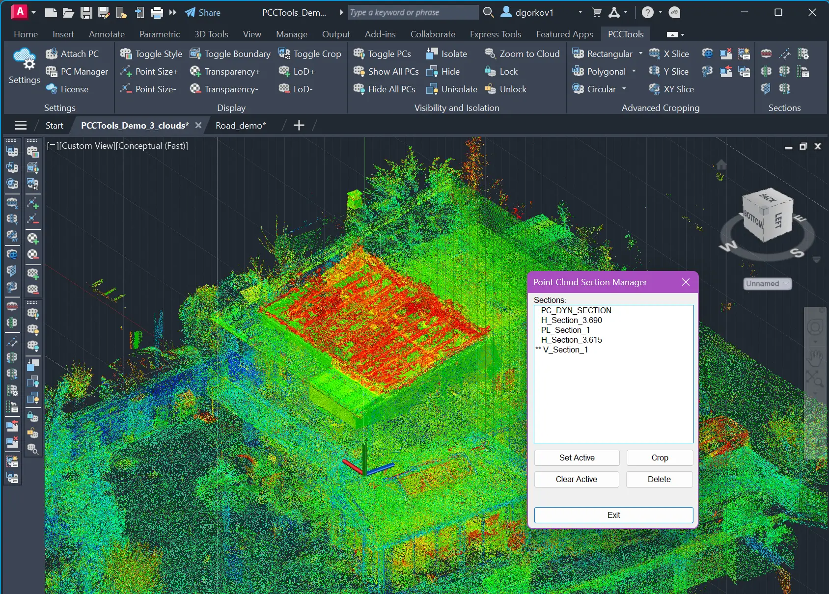 PCCTools latest release interface